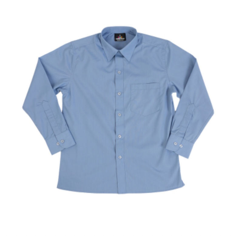 Boys Shirt Blue L/S- STJC