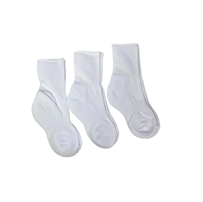 3 pack White sock