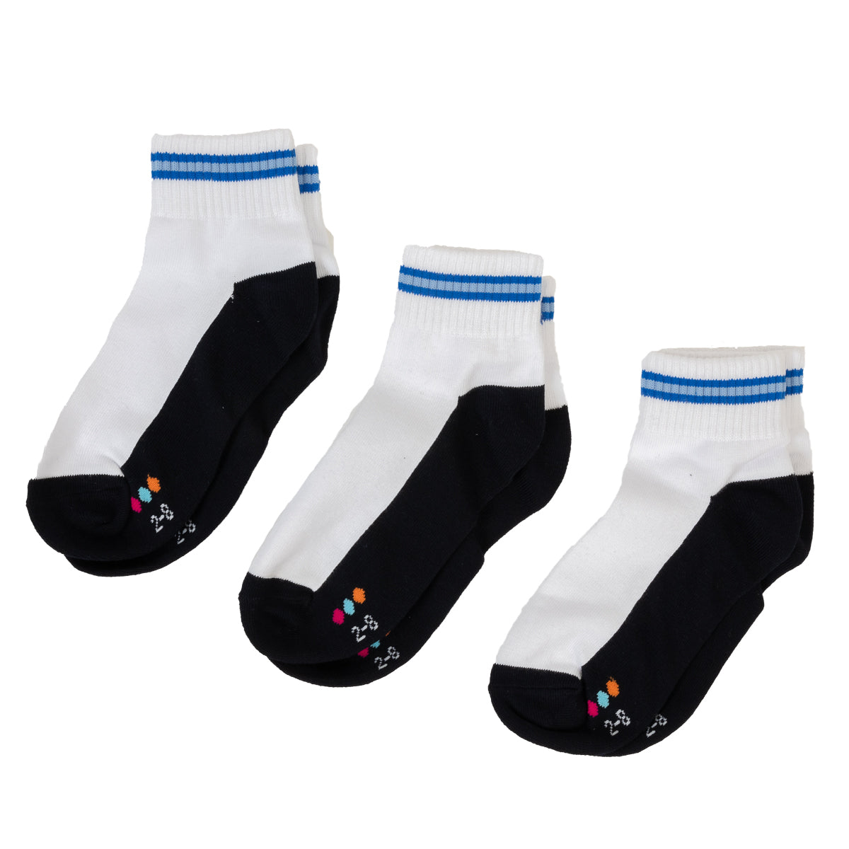 Girls 3 Pack Socks