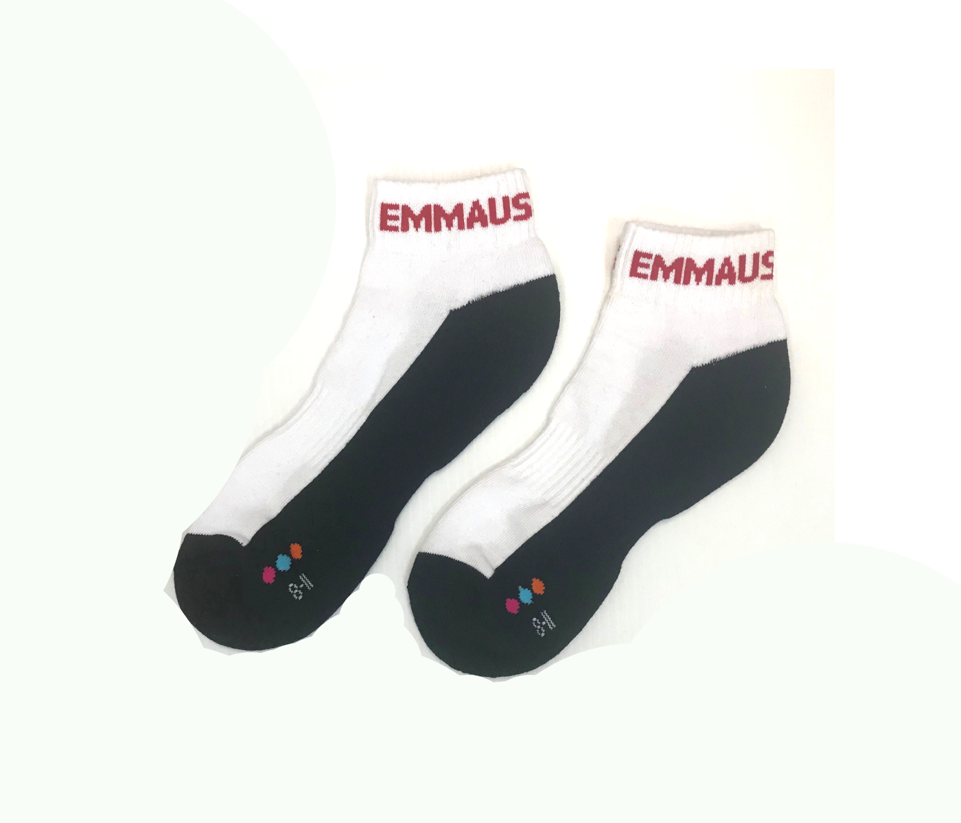 Sport Sock White 2P Emmaus
