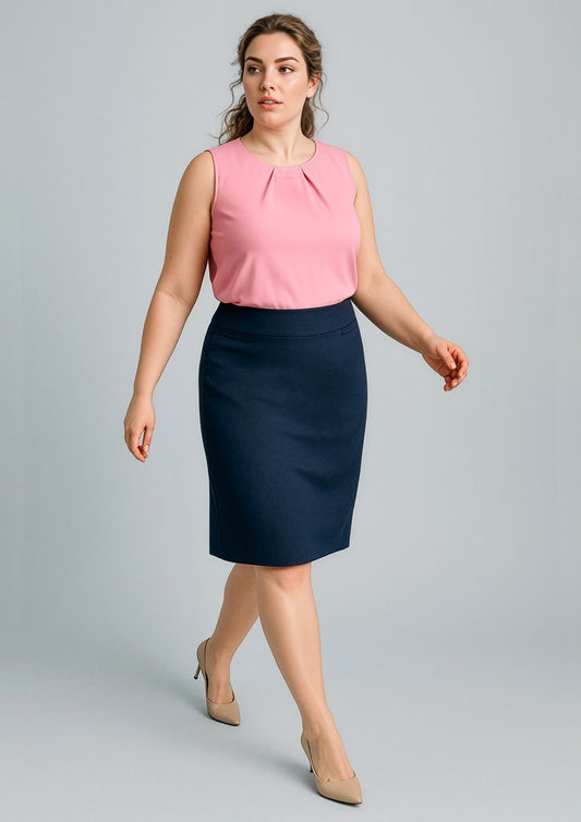 Womens Cool Stretch Relaxed Fit Lined Skirt