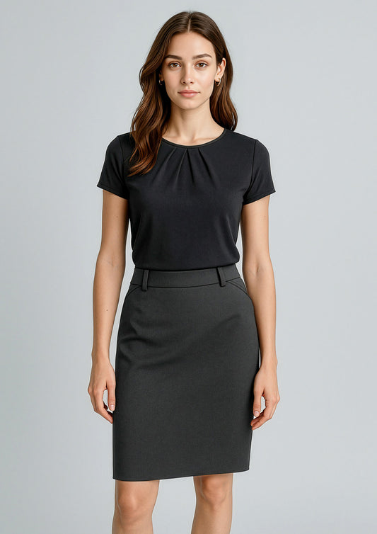 Womens Cool Stretch Multi-Pleat Skirt