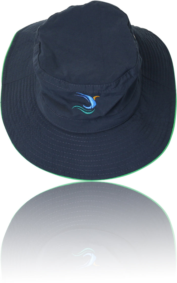 Green Bucket Hat Crocodile
