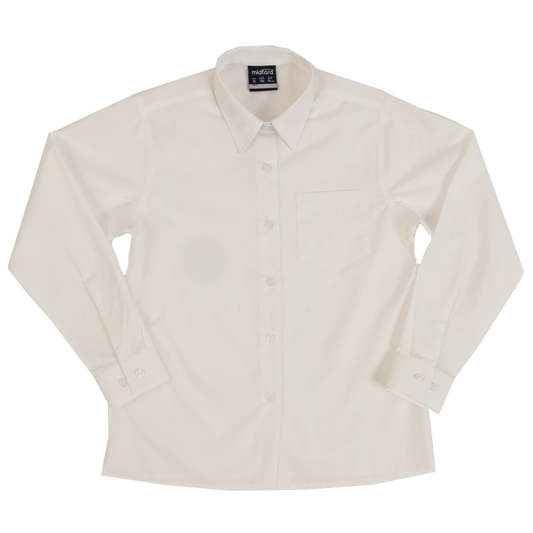 Blouse L/S Wht - STJC