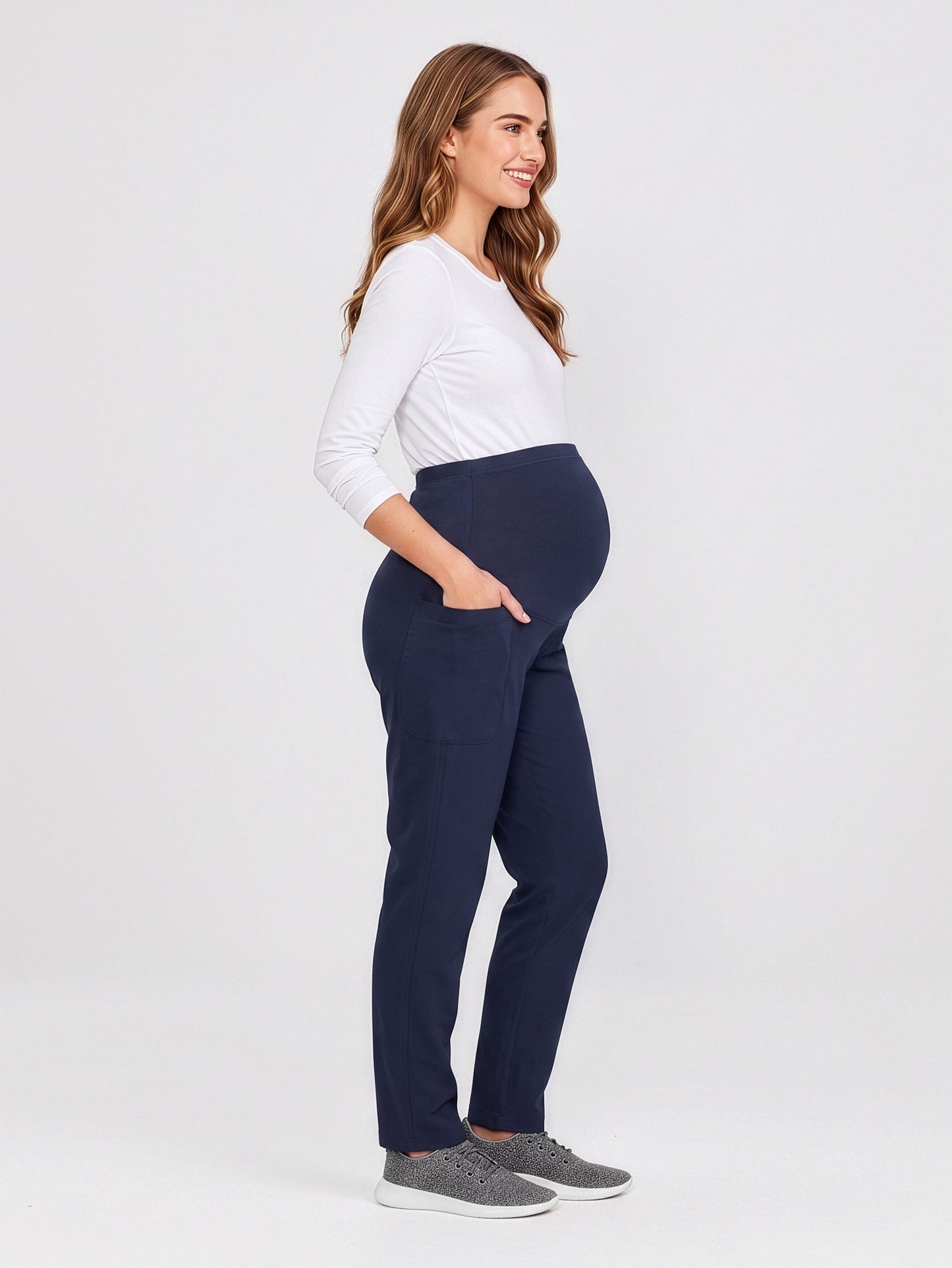 Rose Womens Maternity Scrub Pant