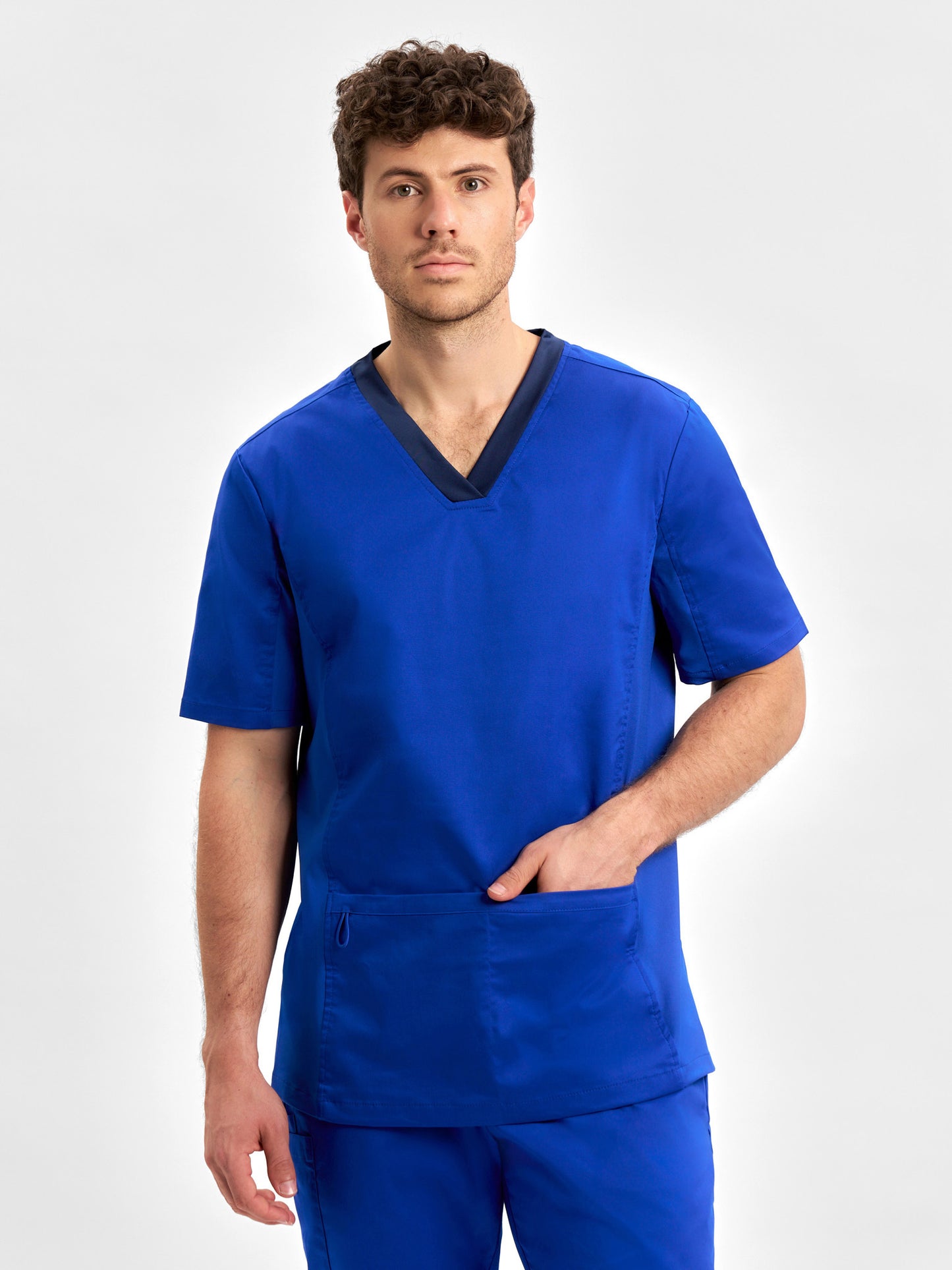 Riley Mens Stretch Scrub Top
