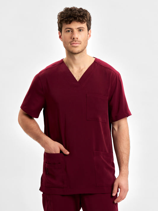 Avery Mens V-Neck Scrub Top