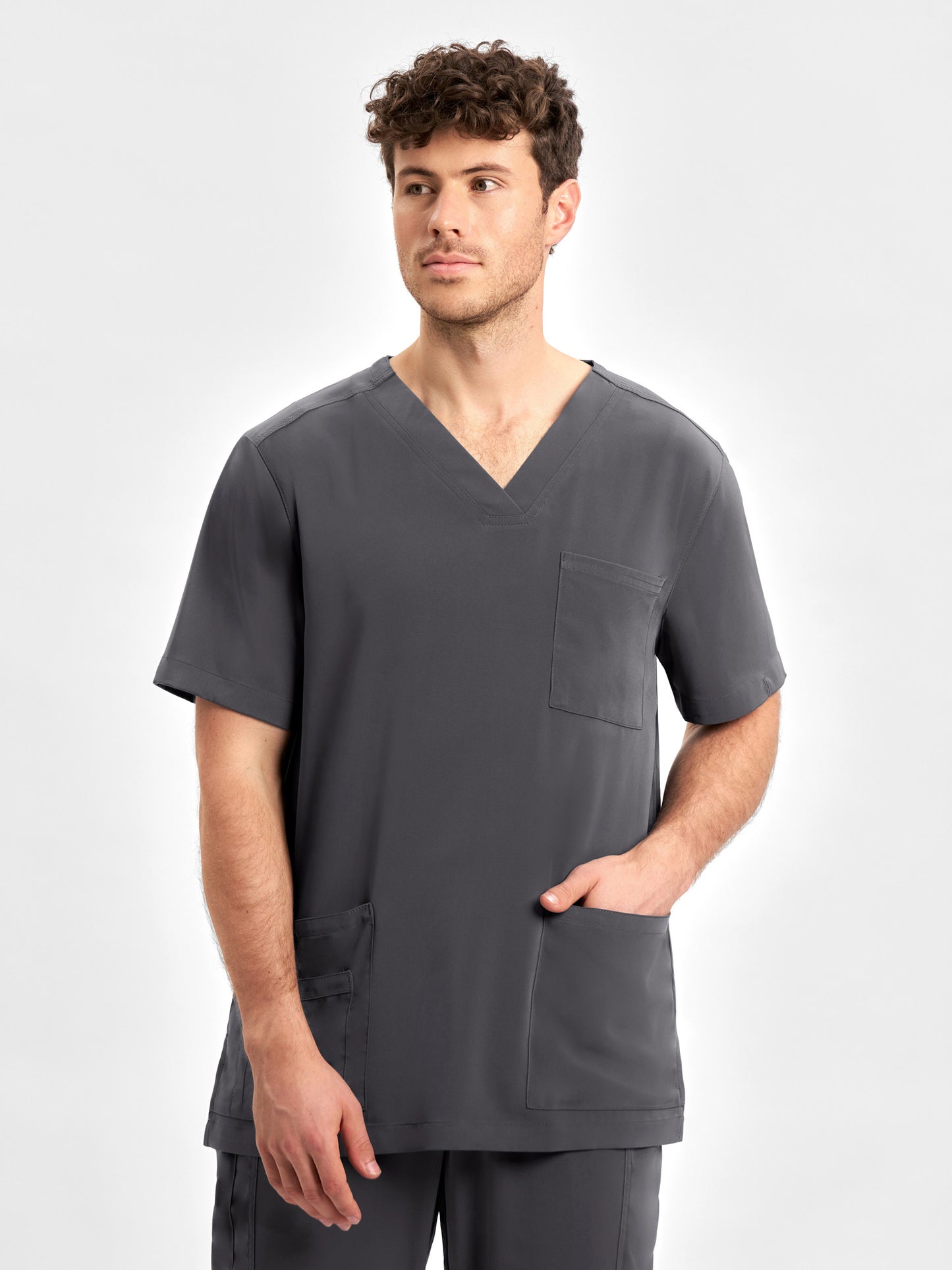 Avery Mens V-Neck Scrub Top