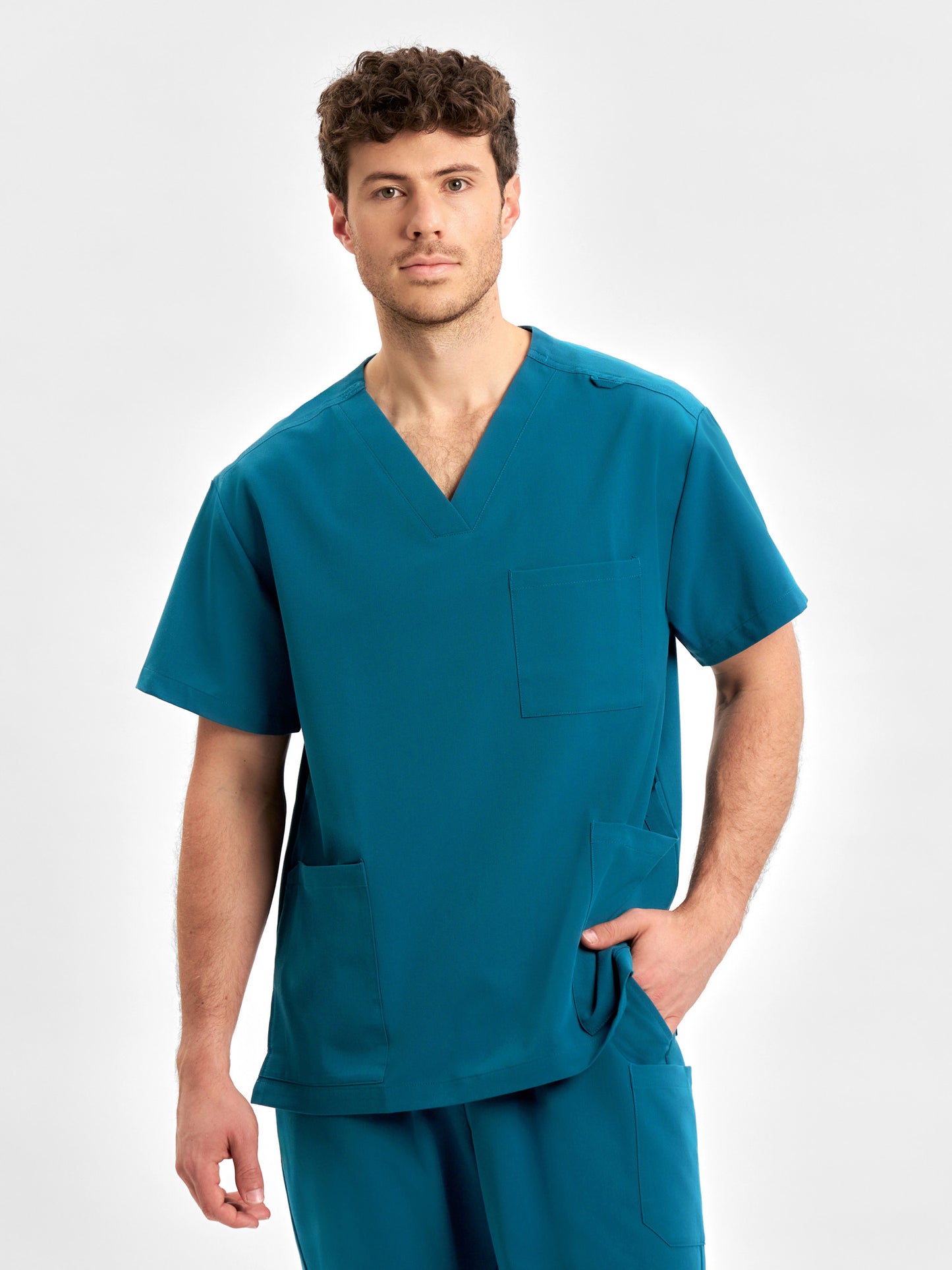Pulse Unisex V-Neck Scrub Top